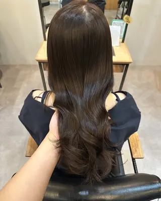 セミロング カラー 透明感カラー/京橋/ reikoのヘアスタイル