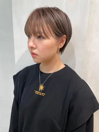 ショート ミゾブチ ユリカのヘアスタイル