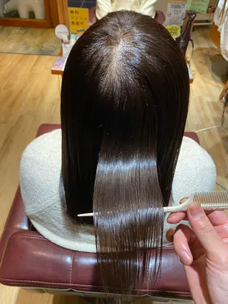 ミディアム 艶美髪マスター 店長✂︎YUKKEのヘアスタイル