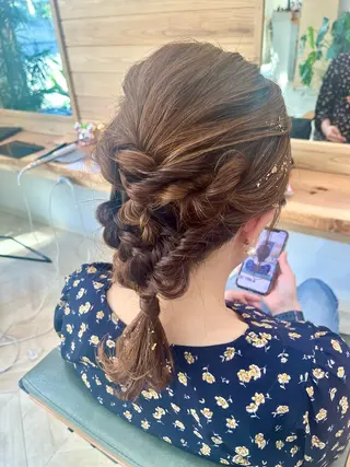 ヘアアレンジ NAGON STYLE  MICI所属・佐藤 美聡のヘアスタイル