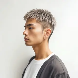 ショート メンズ TUM🔥フェード/ メンズパーマのヘアスタイル