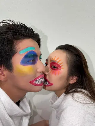 デザインカラー🌈 メイク💄ヒカリ🌟のヘアスタイル