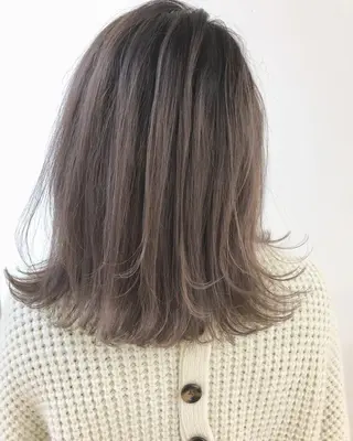 ミディアム カラー タナカ タクヤのヘアスタイル