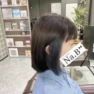 ミディアム カラー ジユン 지윤のヘアスタイル
