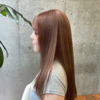 セミロング 柔らかいハイトーン× 似合わせ/Yoheiのヘアスタイル