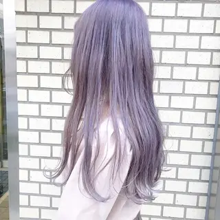 ロング カラー パーマ ヘアアレンジ ハイトーン特化🤍 浦住のヘアスタイル