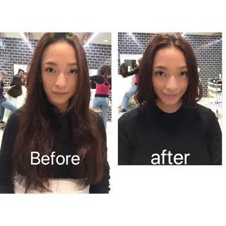 ショート カラー 中村 美穂のヘアスタイル