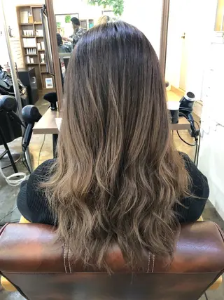 ロング カラー 【艶髪×韓国風】 毛流れ職人 RYOのヘアスタイル
