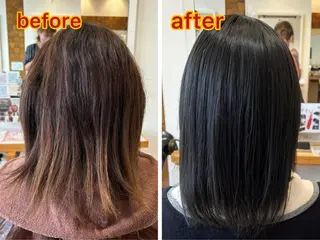 ミディアム カラー パーマ 秋山知穂ショート/ 縮毛矯正はお任せ🧸のヘアスタイル