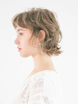 ショート 当日予約◎/縮毛矯正 /艶カラー/雨森大晃のヘアスタイル