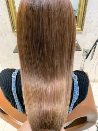 ロング MORISAKI ✂︎縮毛矯正のヘアスタイル