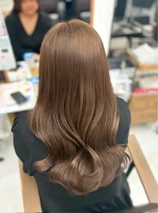 セミロング 大林 菜海のヘアスタイル