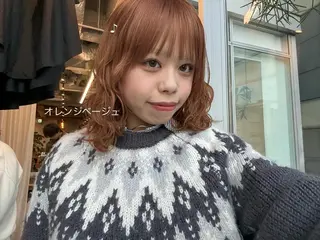 カラー 🎀RAMU🎀 暖色カラー/透明感のヘアスタイル