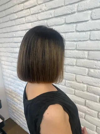 ショート 🎧ayaka/ボブ /透明感カラー🩵のヘアスタイル
