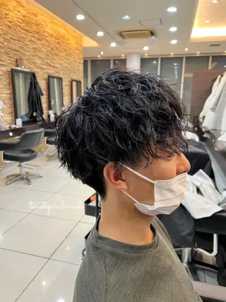 ショート パーマ 小山 雄大のヘアスタイル