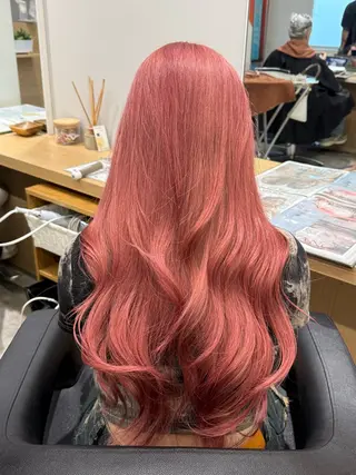 ロング カラー 巻ける髪質改善🫧ハ イライト/永田汰伊智のヘアスタイル