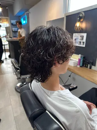 パーマ メンズ 🇺🇸大宮パーマ 波巻き/ツイスパのヘアスタイル