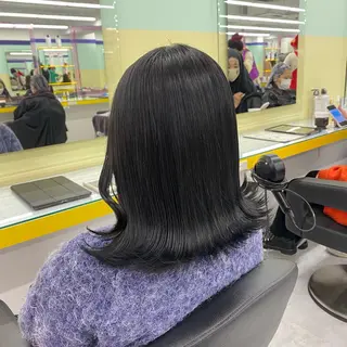 セミロング カラー ヘアアレンジ mai🍑暖色カラー /レイヤー💖のヘアスタイル