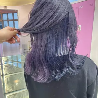 ミディアム カラー 店長 小池アキトのヘアスタイル