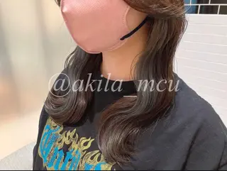 ミディアム カラー ヘアアレンジ エグチ アキラのヘアスタイル
