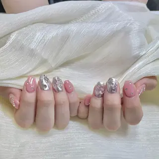 ネイル By moonネイル 🌷ワンホン/韓国風のネイルデザイン