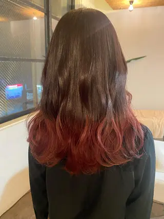 ロング ari/ヘアセット レイヤーカット✂︎のヘアスタイル