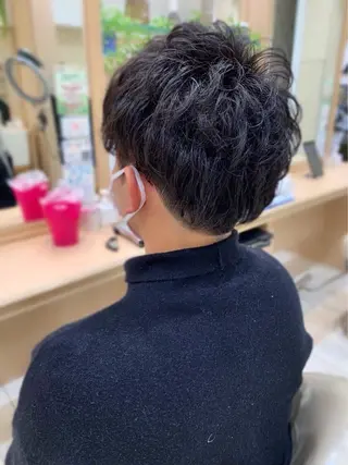 パーマ 森 瑠海のヘアスタイル