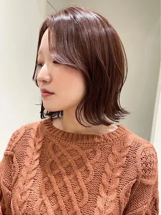 ミディアム 鈴木 菜々映のヘアスタイル