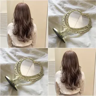 ロング カラー 【完全個室】髪質改善 暖色カラー/山崎唯奈のヘアスタイル