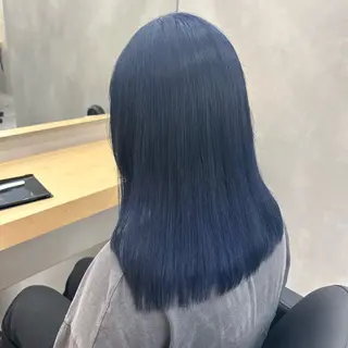 セミロング カラー 髪質改善⌇﻿透明感 カラー⌇﻿川上葵のヘアスタイル