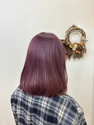 ミディアム カラー Gem Hair Studio　湘南平塚西口店所属・このか🌸ショート/ ボブカットのヘアスタイル