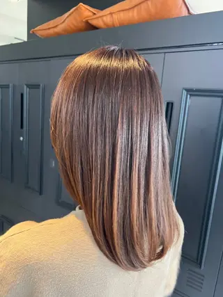 セミロング ⭐️縮毛矯正特化 小松邦彦⭐️のヘアスタイル
