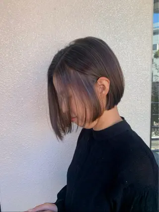ミディアム 早稲田 千尋のヘアスタイル