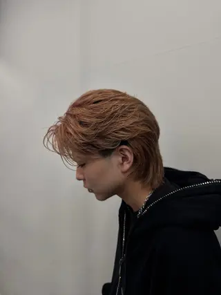 ショート カラー パーマ メンズ 博多メンズヘア特化 ベップハルキのヘアスタイル