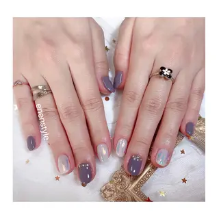 ショート ネイル 👑enen style👑のネイルデザイン