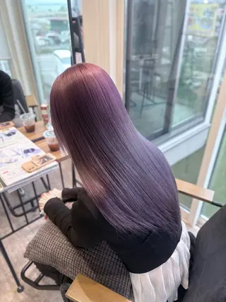 ロング カラー カットモデル✂️ ゆうかのヘアスタイル