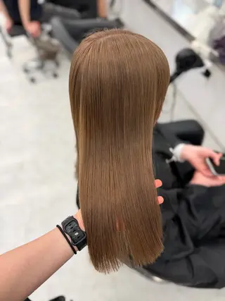 カラー 透ける透明感カラー 🎀anju/渋谷のヘアスタイル