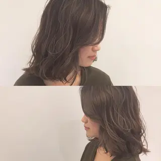 ショート ミディアム セミロング カラー ハイトーン×髪質改善 KENTAのヘアスタイル