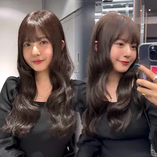 ロング 韓国/ワンホンヘア 髪質改善/MaCoのヘアスタイル