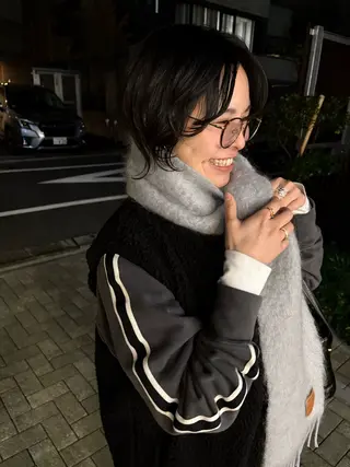 ショート パーマ eri kinjoのヘアスタイル