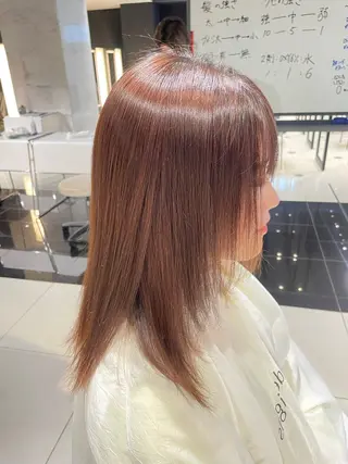 ミディアム 北山 夢菜のヘアスタイル