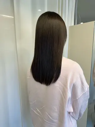 セミロング jiji /北四番丁 押切瑠奈のヘアスタイル