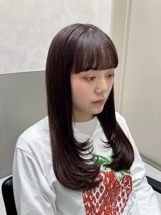 ロング カラー 💖ブリーチなし透明 感💖ASAHIのヘアスタイル