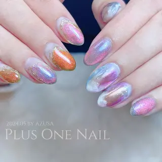 ネイル Plus  One _AZUSAのネイルデザイン