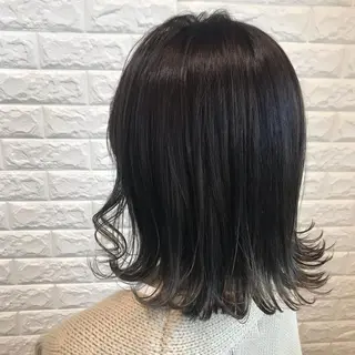 ミディアム 烏丸韓国ヘア🇰🇷 ayaka🎀のヘアスタイル