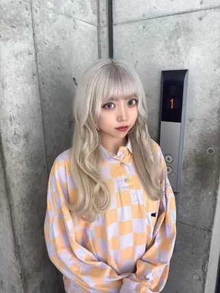ロング カラー 🧡カラー特化💜 鈴木凱人🤍のヘアスタイル