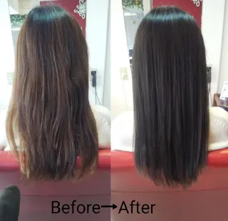 カラー 岸本 友子のヘアスタイル