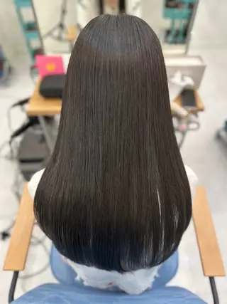 ロング 縮毛矯正×ボブ💎 髪質改善/木下のヘアスタイル