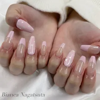 ネイル Bianca長津田 Mukae⋆.✶🖤のネイルデザイン