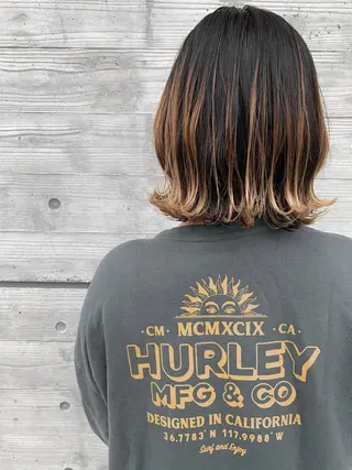 ミディアム C’LD hair  produce /シールドヘア所属・モテ髪/ボブ/ショー ト/アダチフウトのヘアスタイル